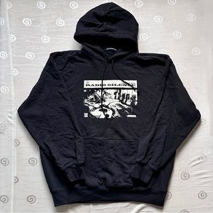 Brandy Melville radio silence graphic christy hoodie size extra large